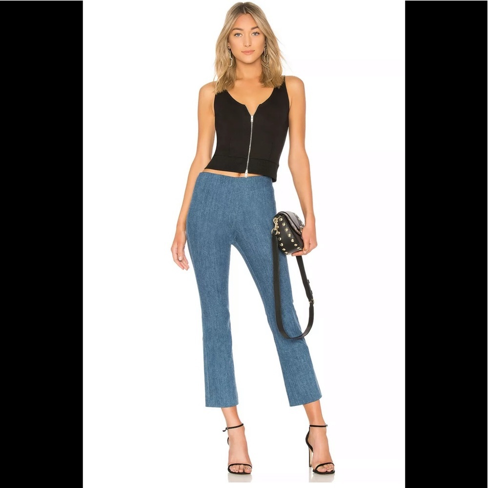 Rag & Bone NEW Clean Ambra Flare Slim Denim Jeans Pants High Waist Minimalist